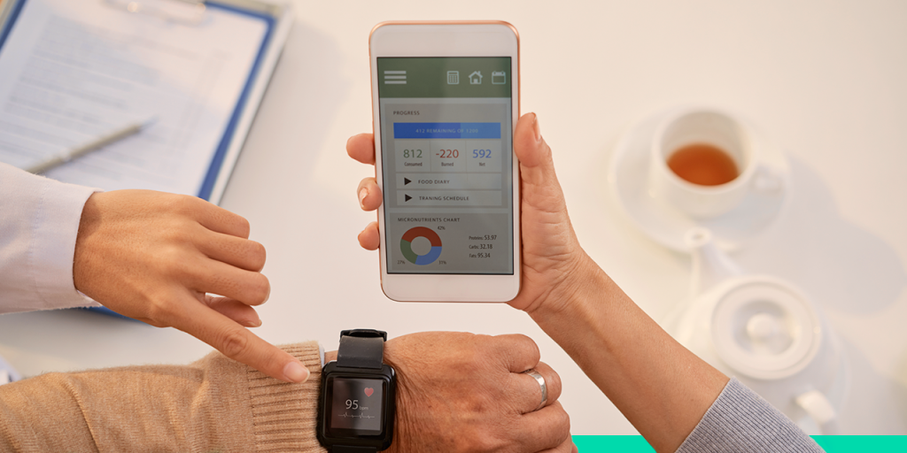 tendência health mobile app